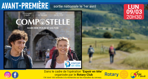 Une soirée cinéma solidaire au profit de la Fondation pour la Recherche sur le Cerveau.